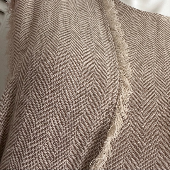 Dusan Linen Oatmeal Maxi Long Dress 42 US Size 10/12 - Picture 13 of 13